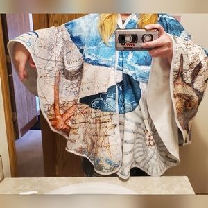 Huge 150 cm beach towel shawl